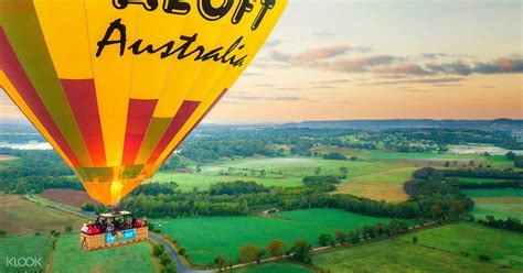 hot air balloon hunter valley